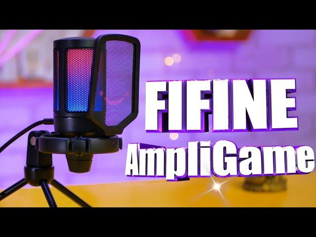 Обзор и тесты микрофона FIFINE AmpliGame! Поговорил, спел, и офигел...