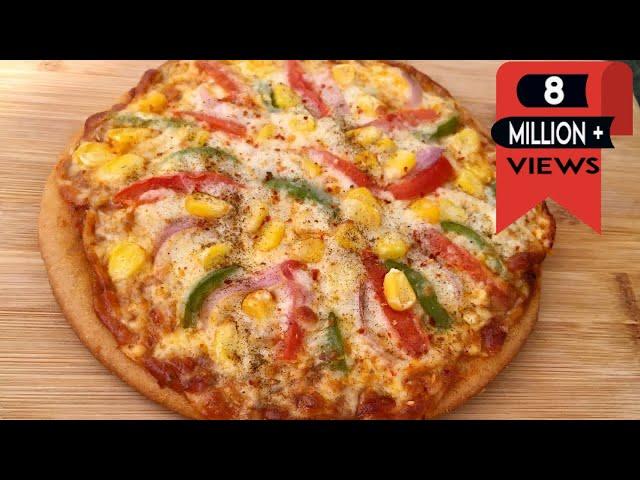 Atta Pizza In Kadhai | No Maida, No Yeast, No Oven |Healthy Wheat Pizza | Pizza Without Yeast & Oven