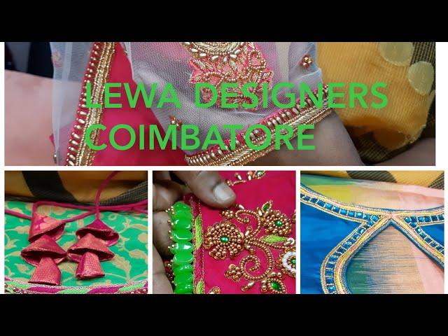 BEST FASHION DESIGNER IN COIMBATORE|LEWA DESIGNERS|COIMBATORE|RAINY DROPS#bridalblouses#lewadesigner