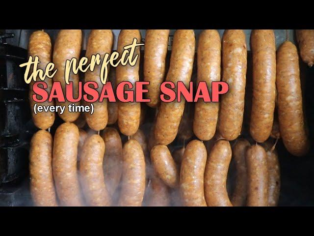 The secret to getting a SNAPPY Sausage | Beyond the Recipe