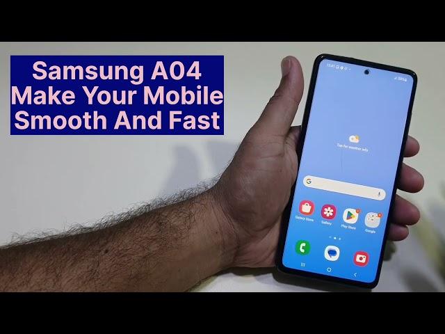 Makr Your Galaxy A04 Smooth And Fast | 60hz To 90hz Shifting