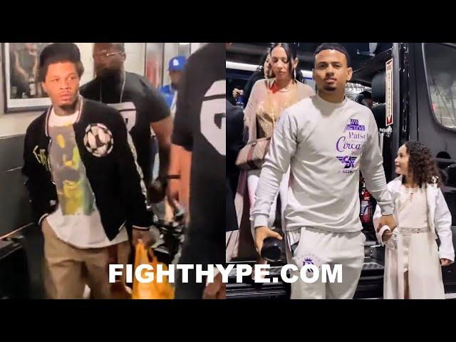 GERVONTA DAVIS & ROLLY ROMERO ARRIVE TO ARENA FOR BAD BLOOD SHOWDOWN; BOTH LOOK DEAD SERIOUS