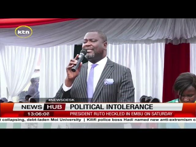 UDA condemns political intolerance after President Ruto was heckled in Embu