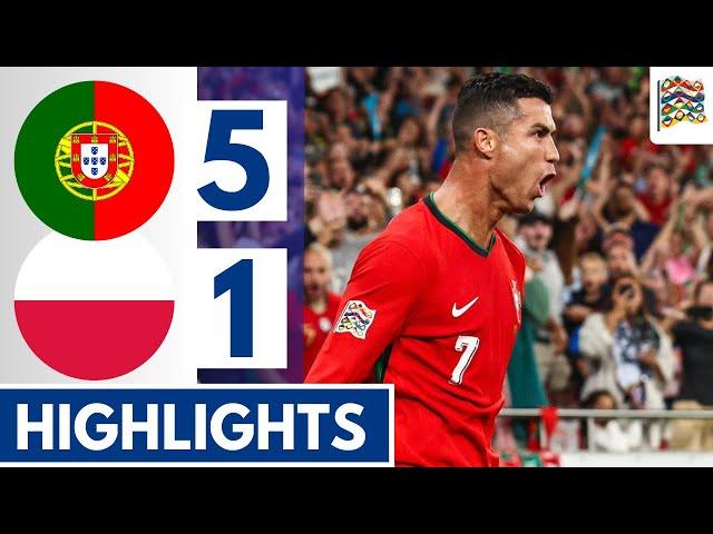 Portugal vs Poland (5-1) Extended HIGHLIGHTS || UEFA Nations League!