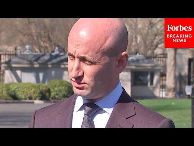 FULL GAGGLE: Stephen Miller Says DOJ Can Probe Biden Pardons, Defends Deportations