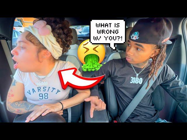 GAGGING EVERY TIME MY BOYFRIEND OPENS HIS MOUTH PRANK