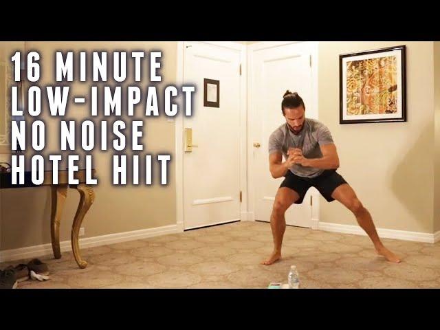 16 Minute Hotel HIIT Workout | Low Impact | No Noise | The Body Coach