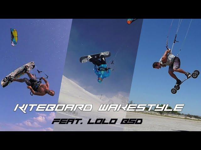 Kitesurf - Snowkite - Landkite wakestyle compilation ! Featuring Lolo BSD