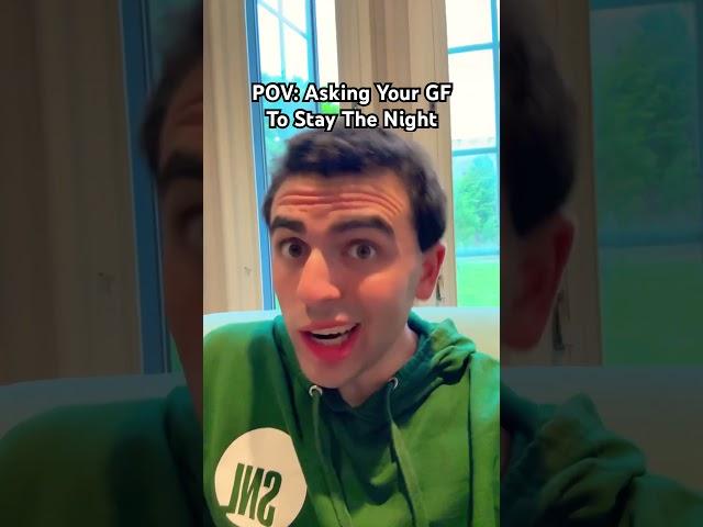 Would You Sleepover??? #foryou #comedy #trend #trending #funny #dating #girlfriend #sketch #humor
