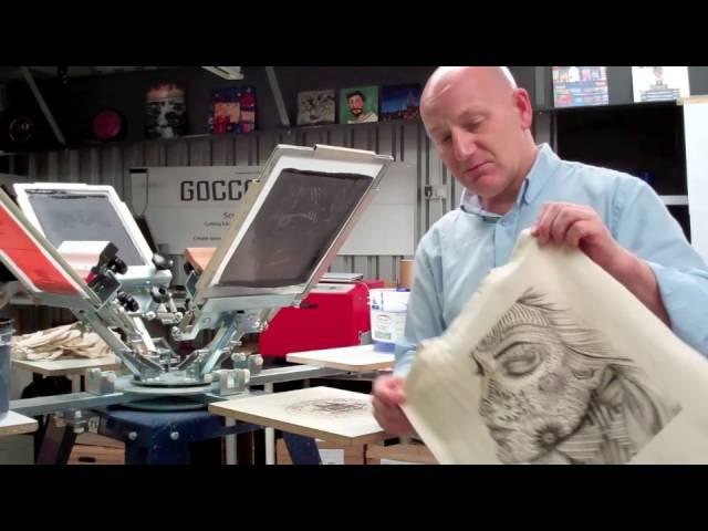 GOCCOPRO UK 100 so simple and easy to screen print