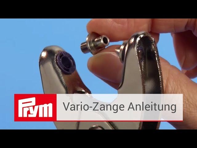 Die Prym Vario-Zange | Anleitung zur Druckknopf-, Ösen- und Nietenzange