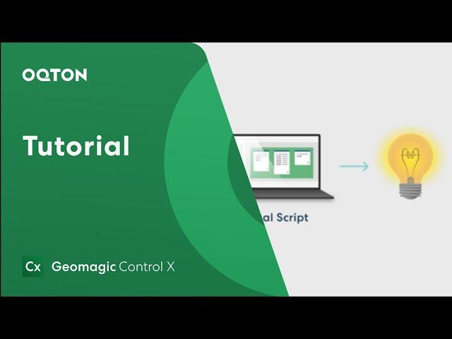 Geomagic Control X Automation | Driving the Automation Server with Visual Scripting