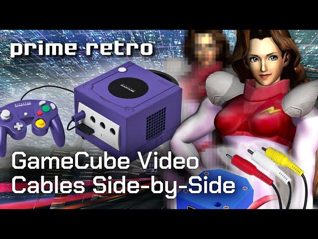 GameCube Composite vs S-Video vs GCVideo vs Wii Component Cable