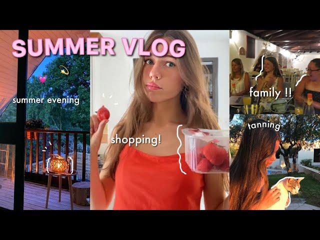 SUMMER DAY IN MY LIFE VLOG: productive & fun, shopping, tanning + more!