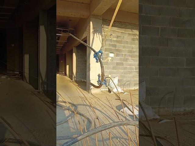 Cable pulling tool at right Angle position- Good tools and machinery make work easy