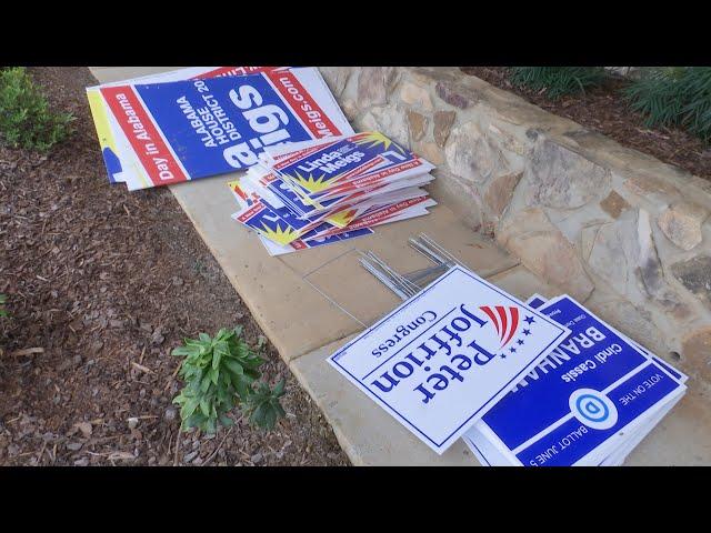 Operation Green Team is recycling leftover campaign signs.