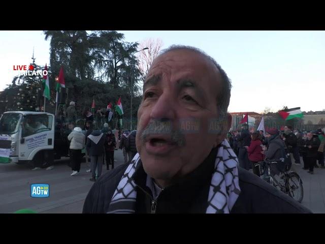 Milano, manifestazione per la Palestina