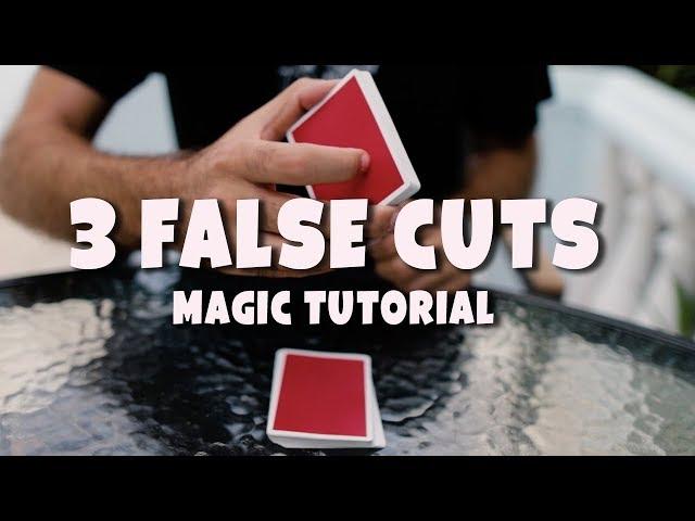 Learn 3 of my FAVORITE False Cuts : Sleight Tutorial