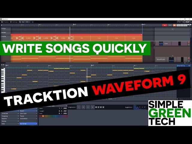 Tracktion Waveform 9 Pattern Generator Tutorial