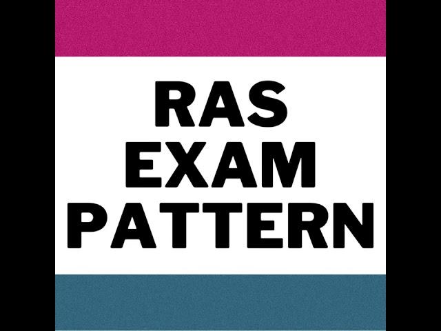 ras exam pattern