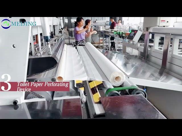 MEIJING Hot Sale Toilet Paper Rewinding Machine