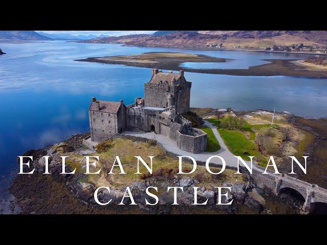 Eilean Donan Castle - SCOTLAND (4K Drone Footage)