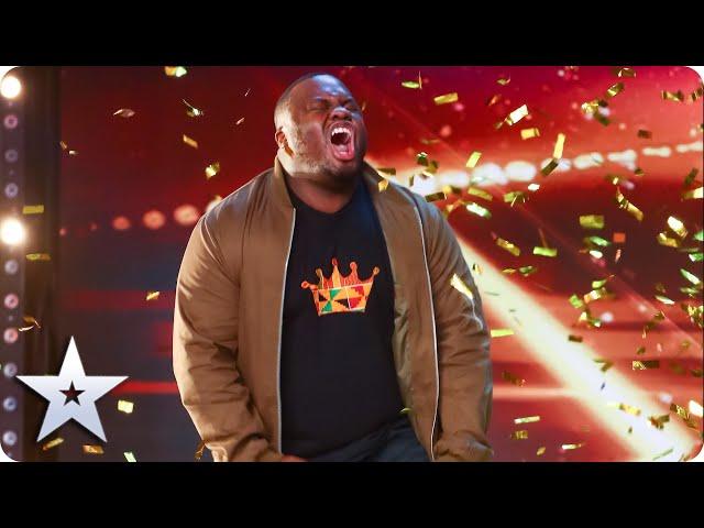 A HILARIOUSLY GOLDEN performance from Nabil Abdulrashid! | Auditions | BGT 2020