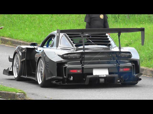 DOWN FORCE JAPAN MEETING 2024 | Custom Cars Leaving