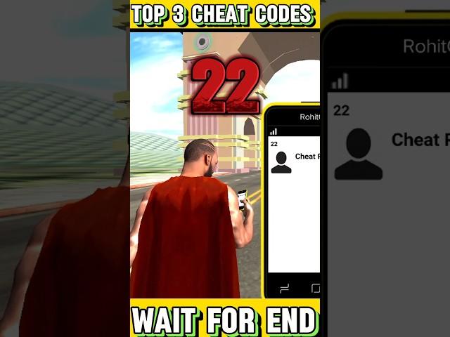 TOP 3 SECRET CHEAT CODES IN INDIAN BIKE DRIVING 3D NEW UPDATES ALL SECRET CODE #shorts #gta #gta5