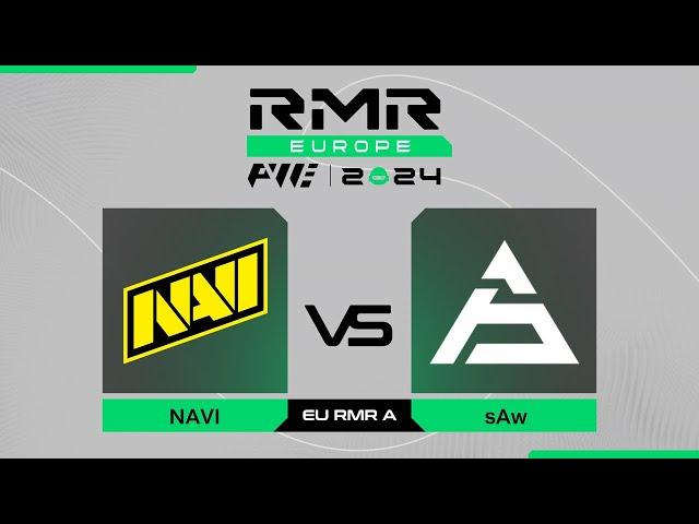 NAVI проти sAw | PWE CS2 EU RMR A 2024