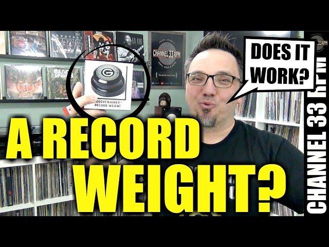 Are record weights worthwhile? Checking out the Groovewasher record stabilizer weight