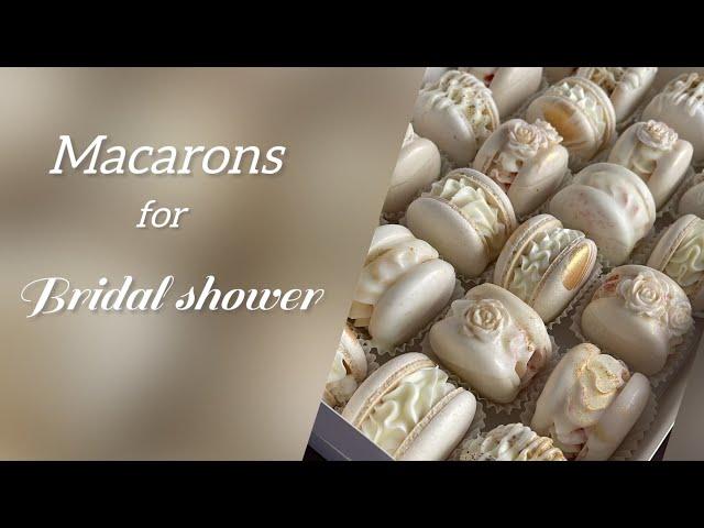 MACARONS for BRIDAL SHOWERMACARON FRENCH MACARONSpartyМАКАРОН для СВАДЕБНОЙ ВЕЧЕРИНКИмакаронс