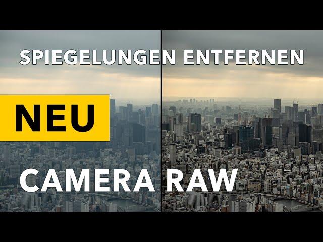 Remove reflections with AI in Camera RAW