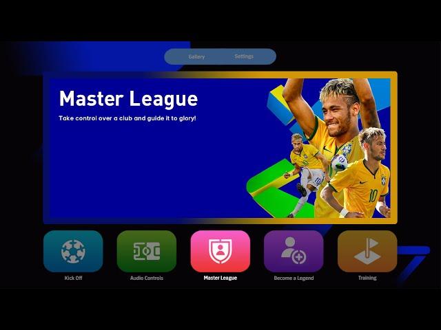 Graphic Menu eFootball 2025 New Generation For PES 2021 By WinPES21