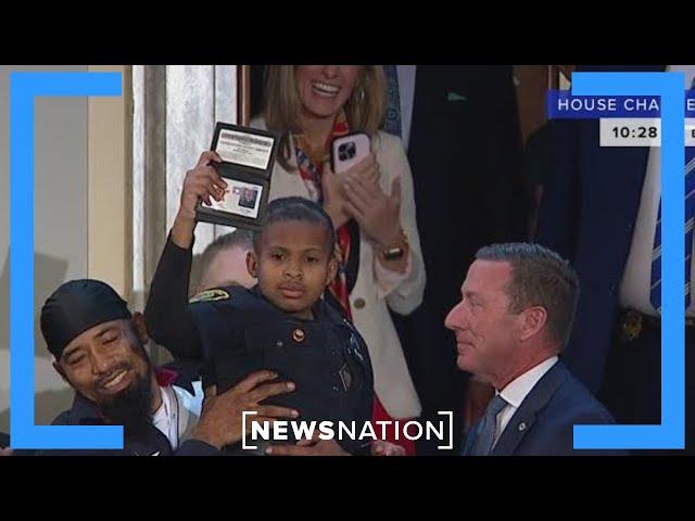 Trump makes 13-year-old DJ Daniel an honorary Secret Service agent