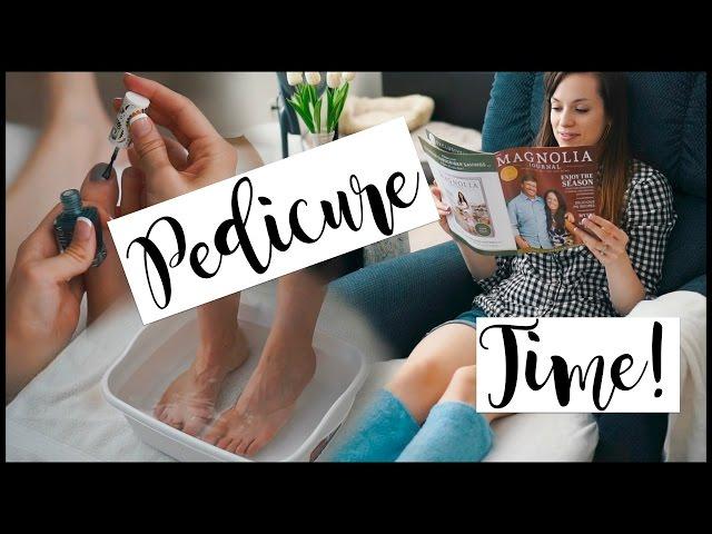 DIY PEDICURE AT HOME | HOW TO DO A PEDICURE!