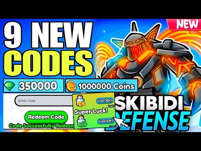 *NEW UPDATE* ROBLOX SKIBIDI TOWER DEFENSE CODES | SKIBIDI TOWER DEFENSE CODE