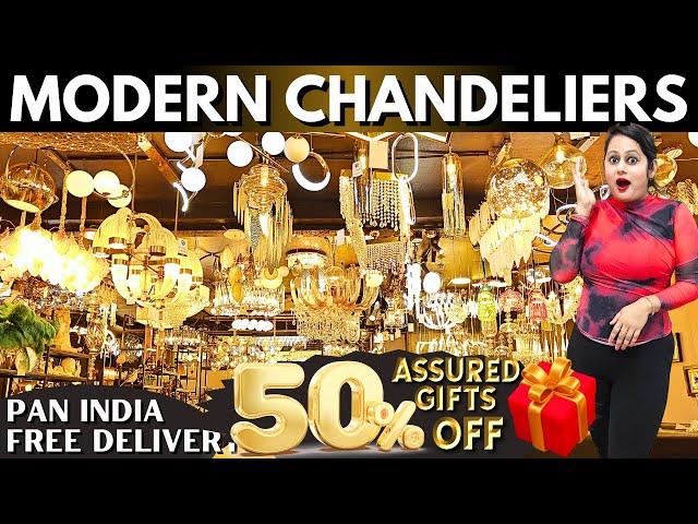 Fancy lights & Modern Chandeliers for home decoration Lights market in delhi #chandelier #lights