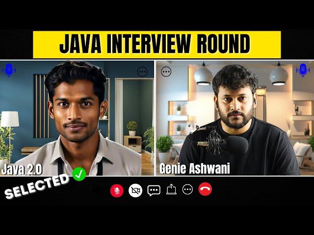 Java Developers Interview as Fresher | Genie Ashwani