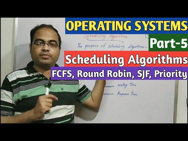 OPERATING SYSTEMS | Part-5 | Scheduling Algorithms