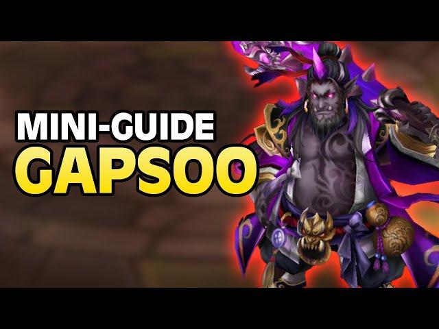 Gapsoo der Support König - So wird er gebaut! | Mini Monsterguide Summoners War