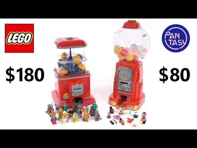 Value compared! LEGO vs. Pantasy vending machine sets 21358 vs. 85016