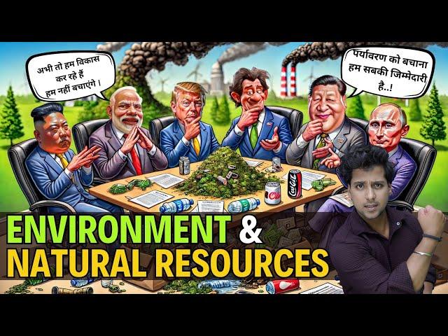 Environment and Natural Resources class 12 | Political Science class 12 | animated video