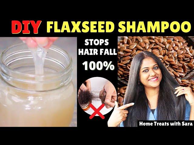 DIY Flaxseed Shampoo | Accelerates Hair Growth and Treats Hair Fall (MUST TRY)