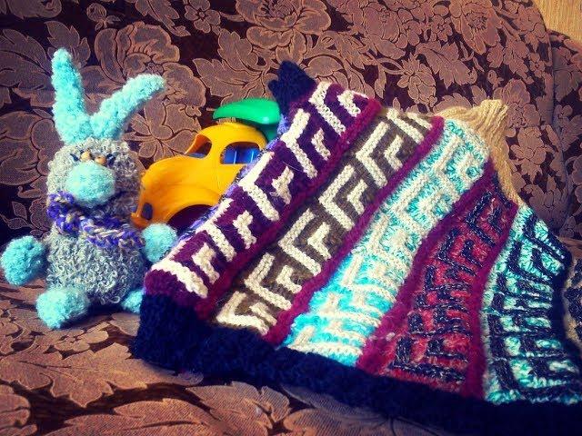 Суперклассный способ вязания!!!Пэчворк спицами. Patchwork knitting patterns. МК.