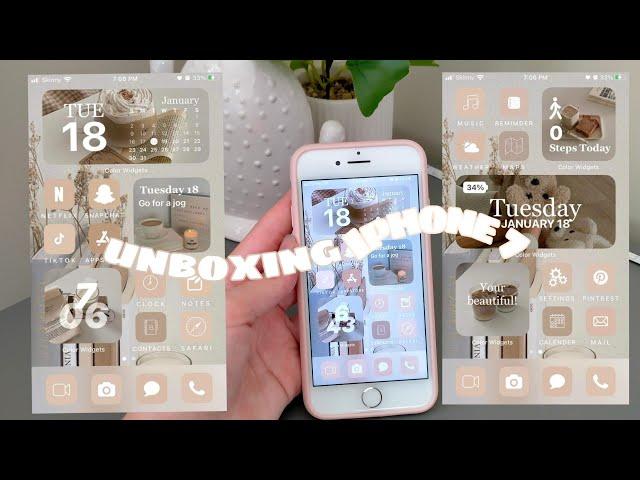 ~ Unboxing the iphone 7 ~ Aesthetic! ~ | beiigerts