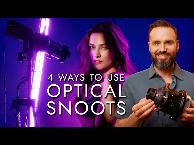 Unlock the Power of Optical Snoots for Stunning Portraits | Lighting Techniques & Setup Ideas