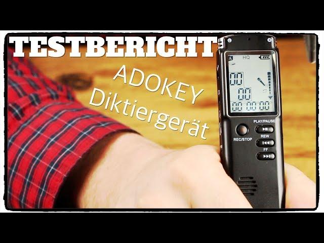 ADOKEY DIKTIERGERÄT TEST BERICHT  GUTE ALTERNATIVE ZUM ZOOM H1