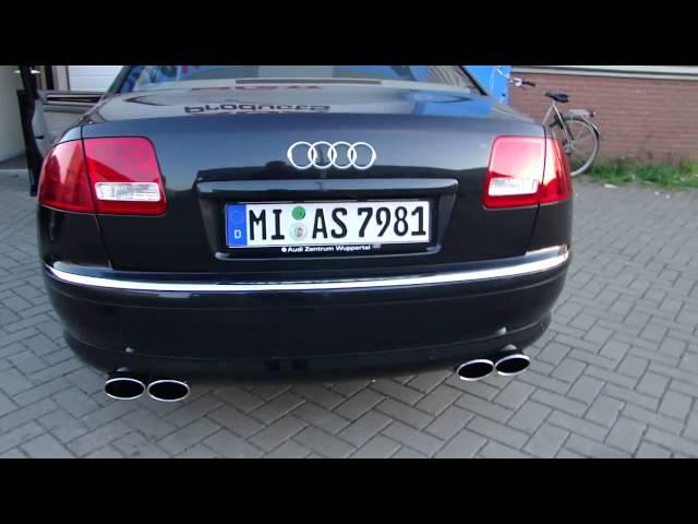 Audi A8 3 7 V8 Sportauspuff Maßgeschneidert www auspuffpunkt de