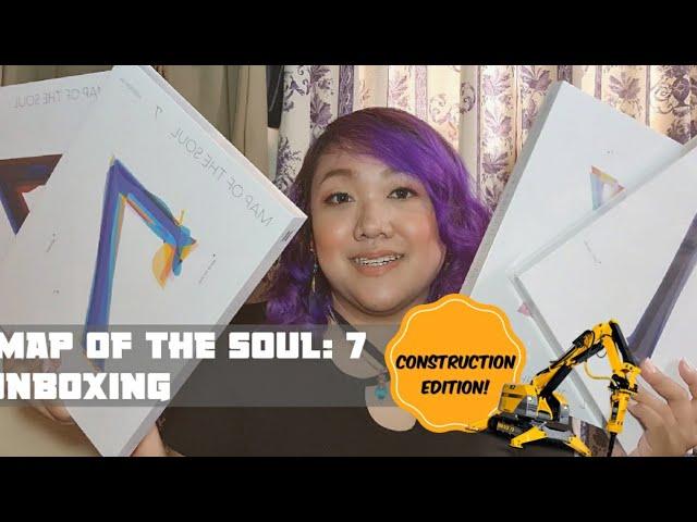 THEY ARE FINALLY HERE!! Map of the Soul: 7 All Versions Unboxing + Storytime with Neighbor!